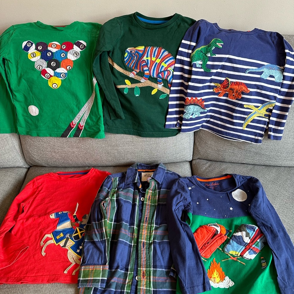 Boden tshirts lot of 6 six 4-5 Gymboree 4